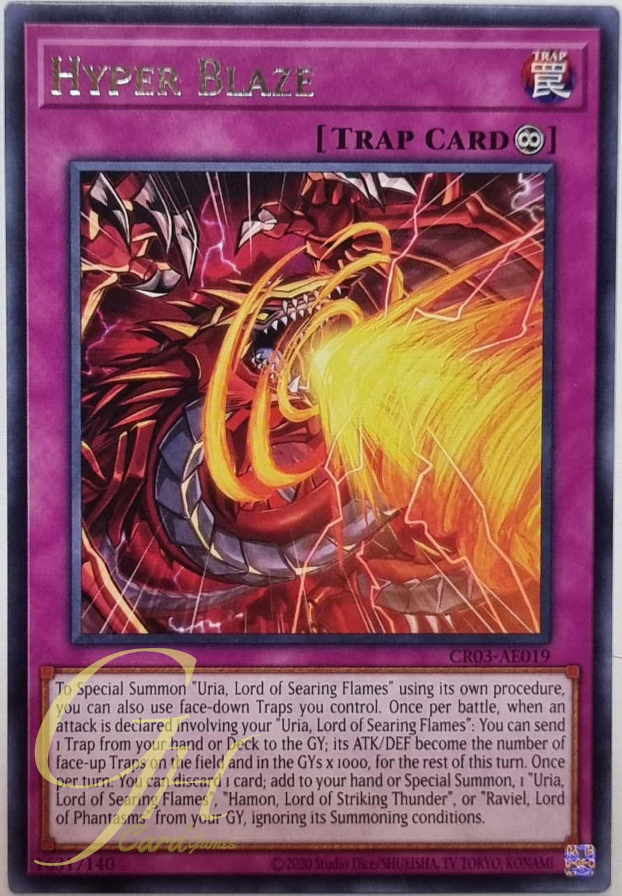 Yugioh [CR03-AE019] Hyper Blaze (Rare)