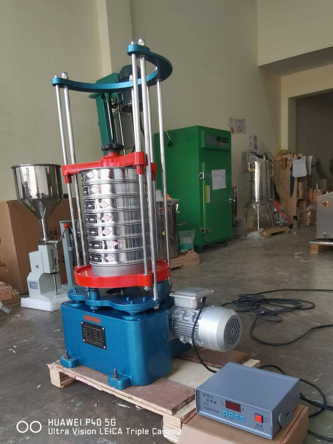 17396 เครื่องเขย่าตะแกรงร่อน Sieve shaker SDB200 เขย่าสาร แยกวัตถุดิบ