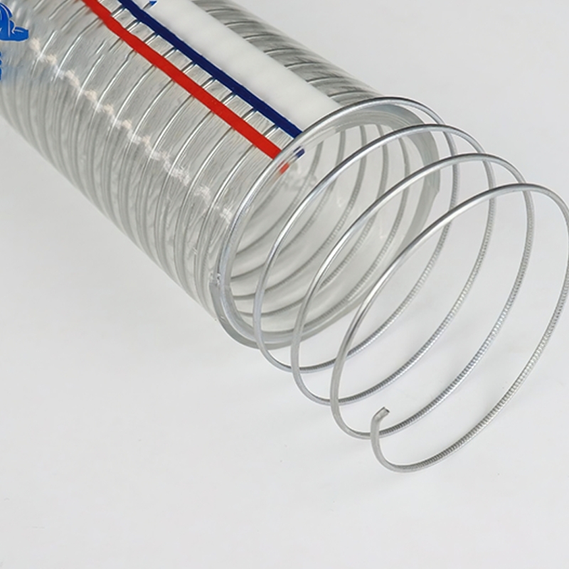 ท่อยางโปร่งแสงเสริมลวดเหล็ก สำหรับใช้กับปั๊มน้ำ ดูดน้ำ กันน้ำแข็ง และน้ำมันดีเซล เหมาะสำหรับเป็นท่อน้ำเข้าเครื่องจักร