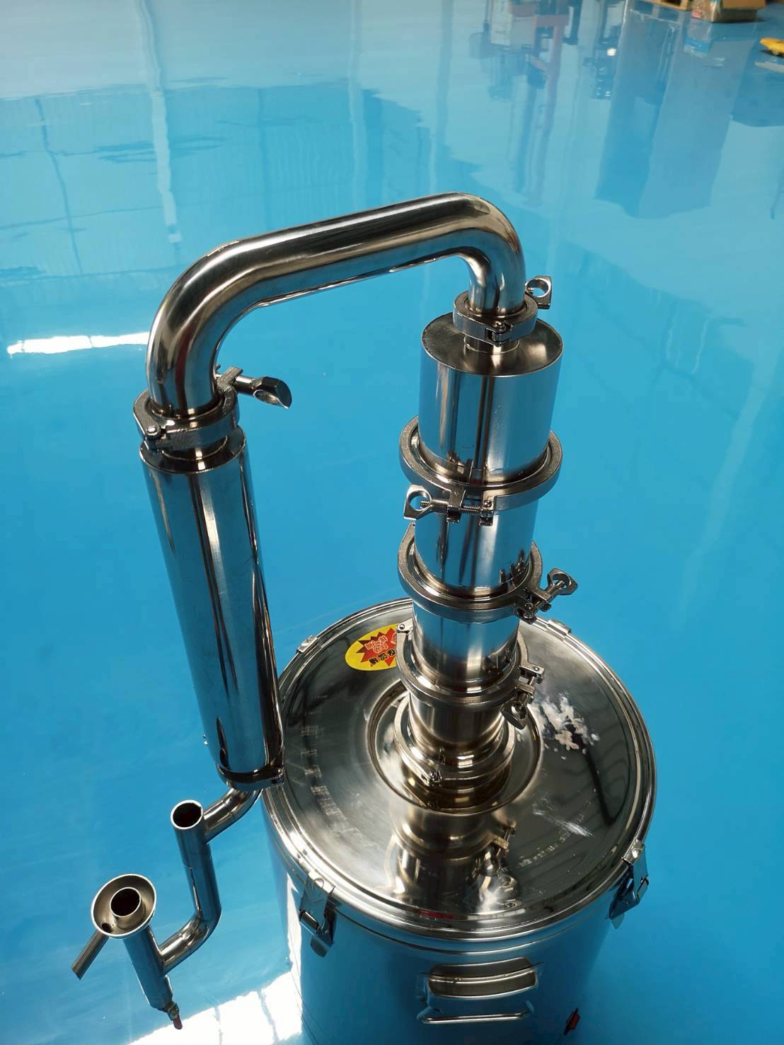 🌈15612 YANTAI เครื่องสกัด เครื่องกลั่นน้ำและน้ำมันสมุนไพร (ใช้ไฟฟ้า) Pot still