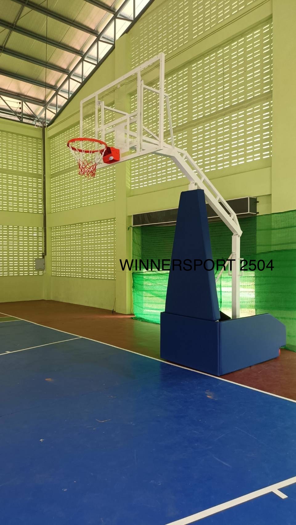 เสาบาสเกตบอล แบบพับเก็บได้