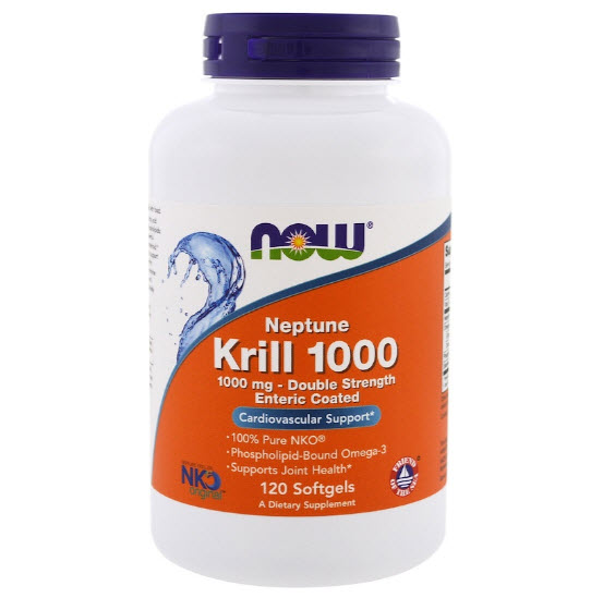 Now Foods, Neptune Krill 1000, 1000 mg, 120 Softgels