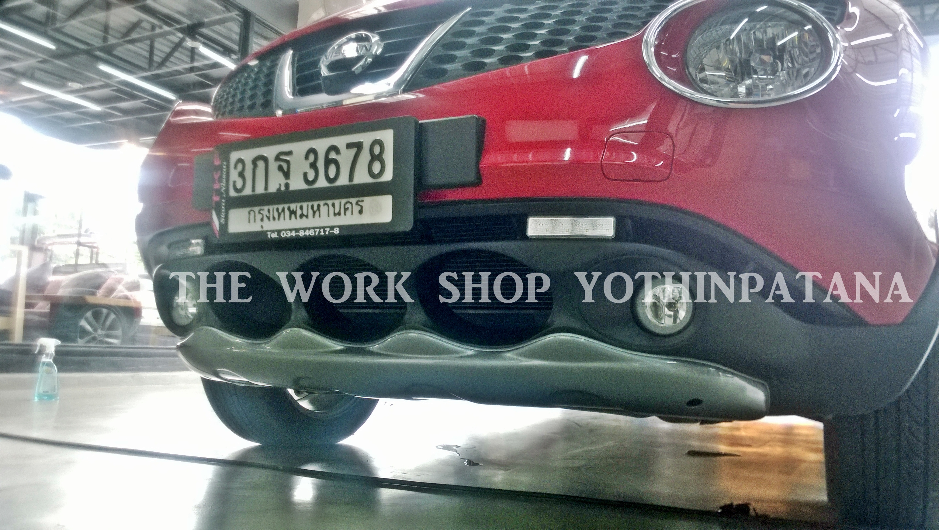 Front Skirt +Rear Skirt for Nissan JUKE (Front Bumper) กันชนหน้า+กันชนหลัง