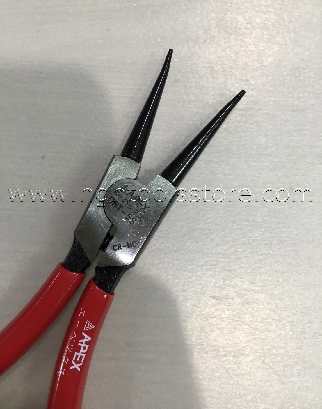 คีมถ่างแหวนปากตรง ขนาด 5" ยี่ห้อ APEX