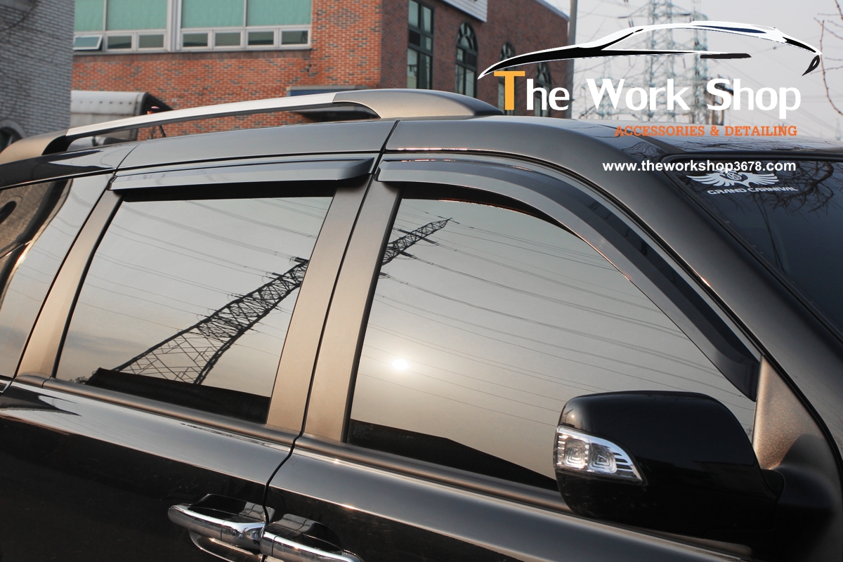 Smoke Door Visor for Carnival ( กันสาดสีดำ )