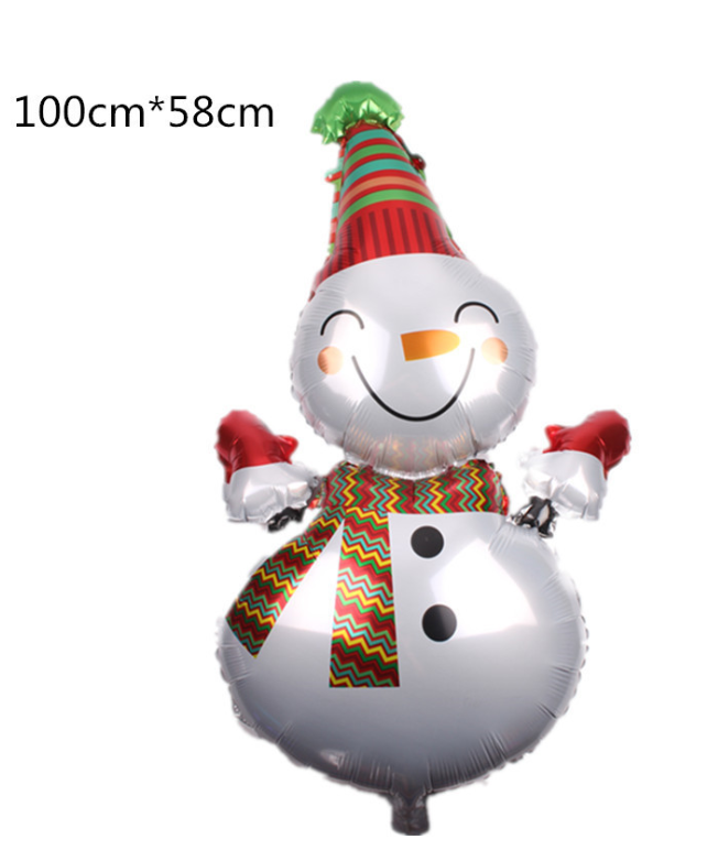 ลูกโป่งหิมะ /Snowman Foil Balloon2