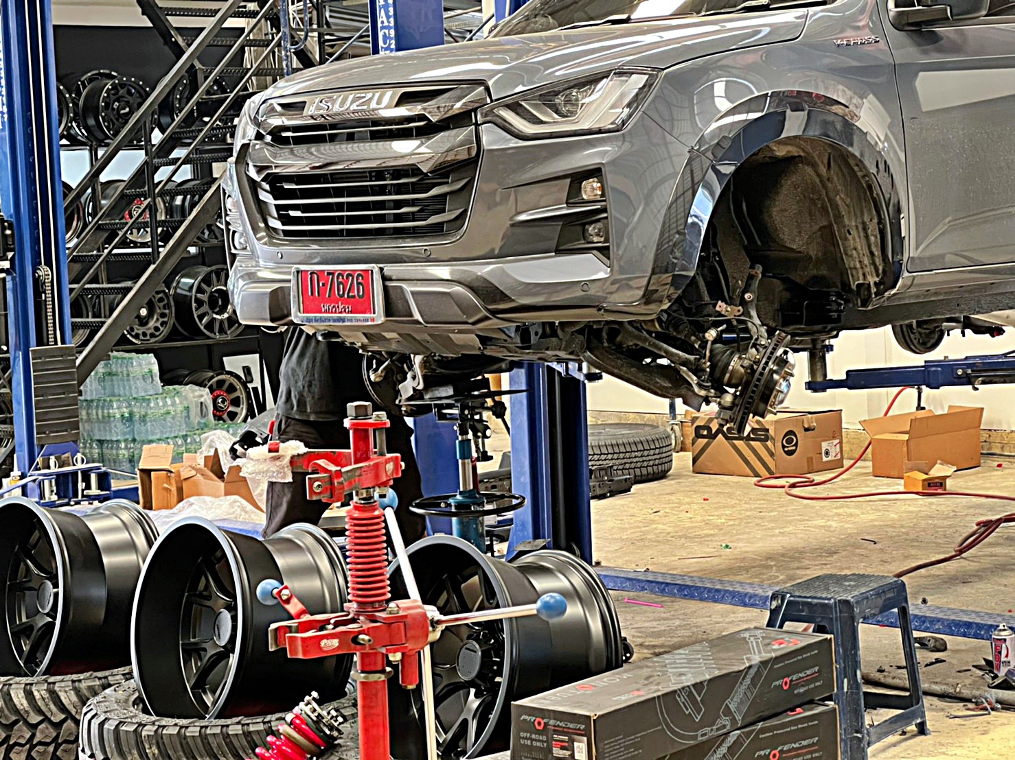 D_MAX_ทะเบียนนครปฐม ทำทรงเมกาที่ STEP9