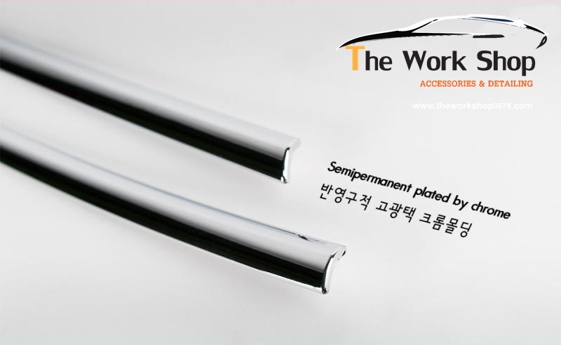 Window Molding Set for Veloster ( โครเมี่ยมแต่งขอบกระจก )