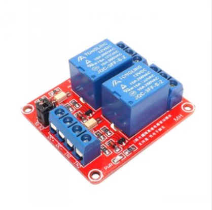 บอร์ด Relay12v. 2 ช่อง แบบ Active Hight/Low 10A 250V