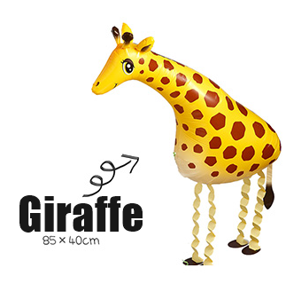 ลููกโป่งฟอยล์ walking pet giraff