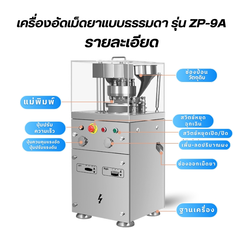 เครื่องตอกเม็ดยา/อัดเม็ดยา