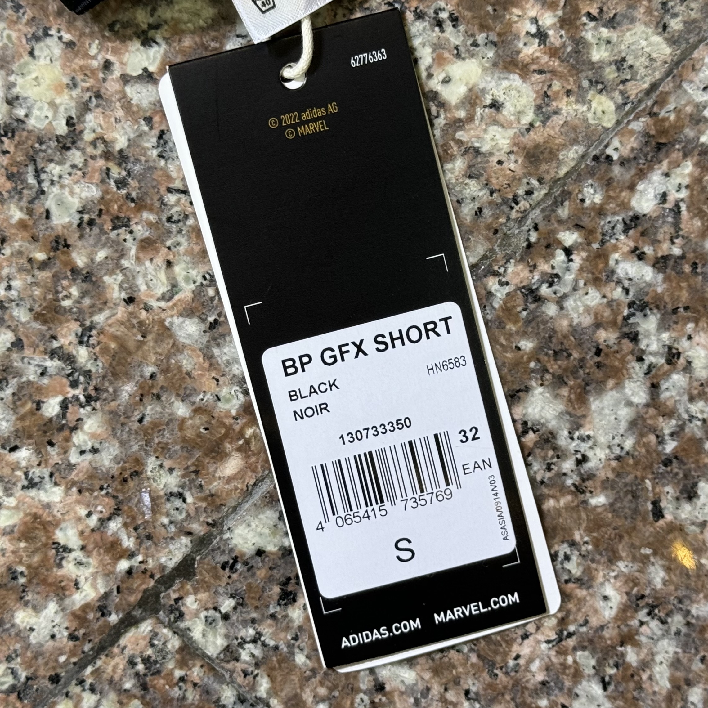 กางเกงวิ่ง Adidas X Marvel ‘Black Panther’ Graphic Shorts (S)