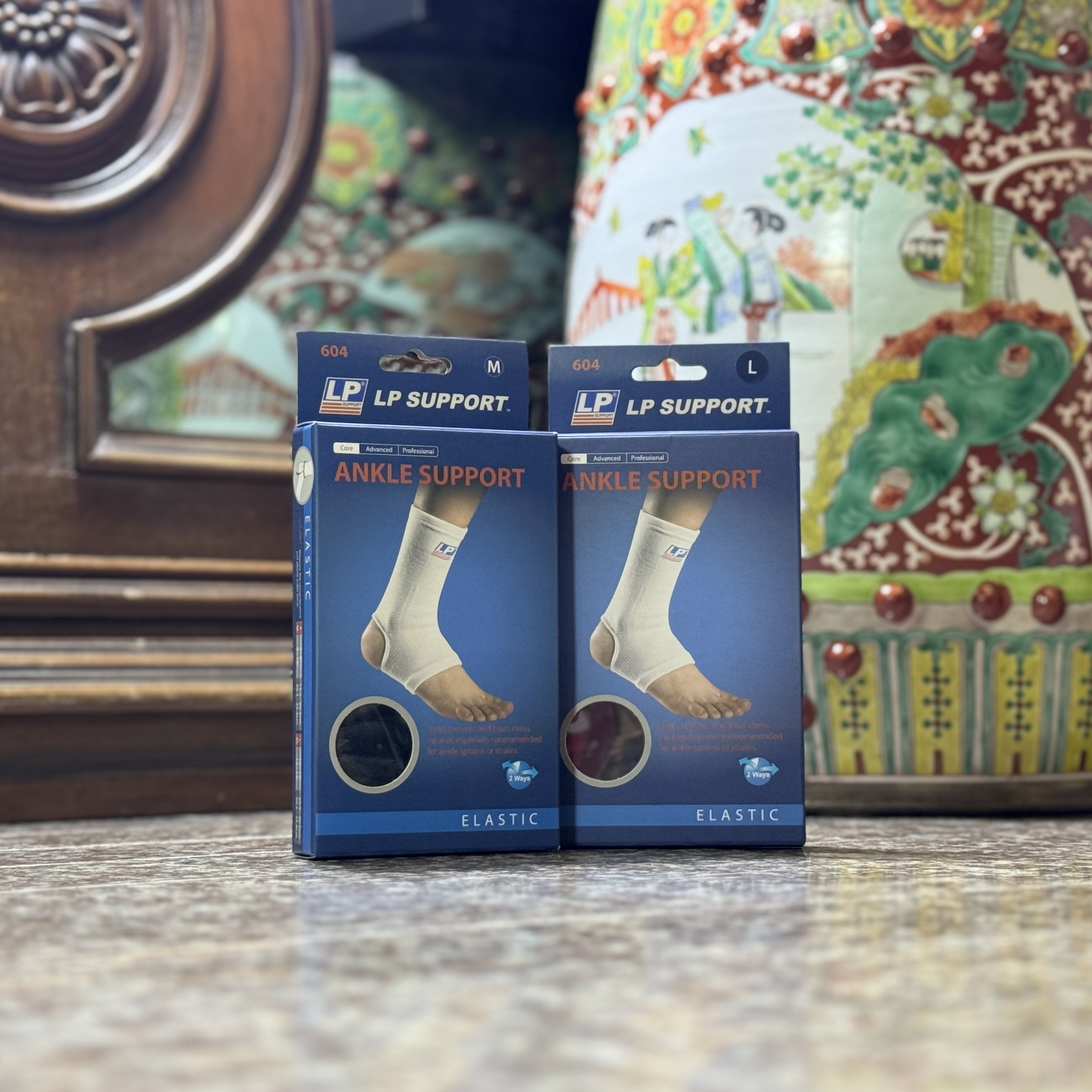 ซัพพอร์ตข้อเท้า LP Ankle Supporter ‘BLACK’ (L)