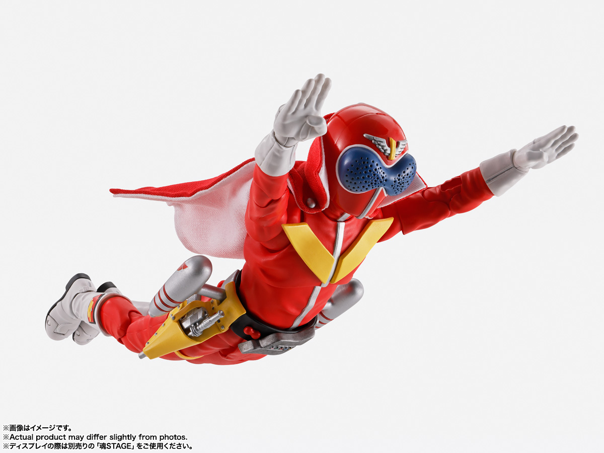 S.H.Figuarts (SHINKOCCHOU SEIHOU) AKARENGER Super Sentai 50th Anniversary Ver. (First press limited pedestal included)