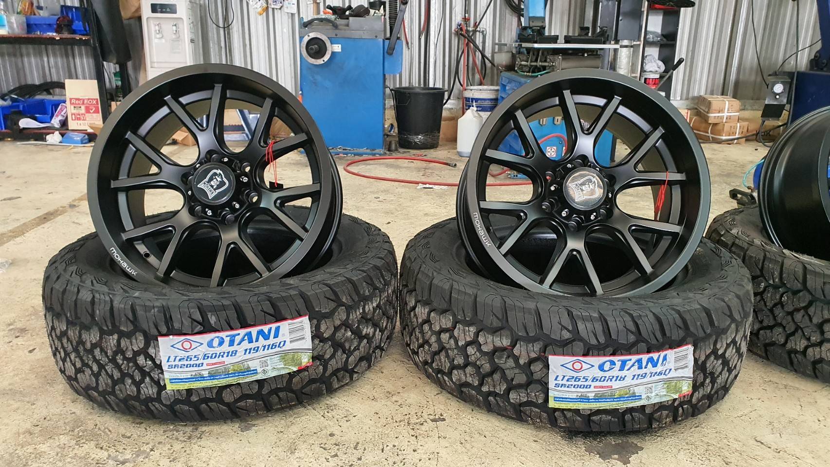 ส่งตจว. ส่งทั่วประเทศไทย ล้อ WP910 18X9 6XQ29.7 ET 0 MB ยาง OTANI 265/60R18 SA2000
