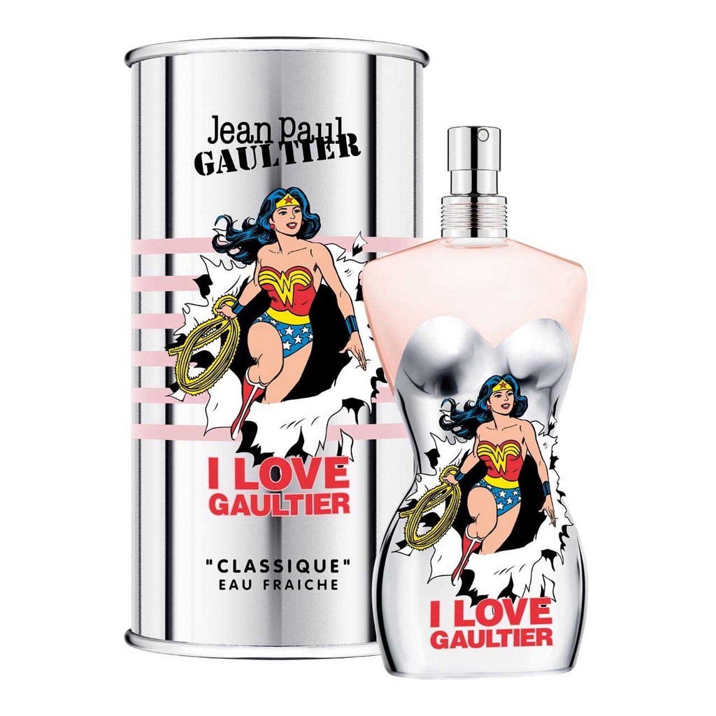 น้ำหอมแท้ JEAN PAUL GAULTIER I LOVE GAULTIER CLASSIQUE WONDER WOMAN FOR WOMEN EAU FRAICHE SPRAY 100 ML ของใหม่ กล่องขาย