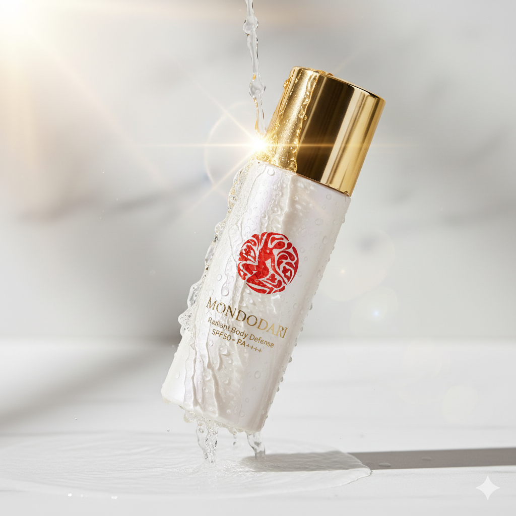 สูตรพรีเมียม: ครีมกันแดดผิวกาย Radiant Body Defense SPF50+ PA++++ Premium Formula: Radiant Body Defense Sunscreen SPF50+ PA++++