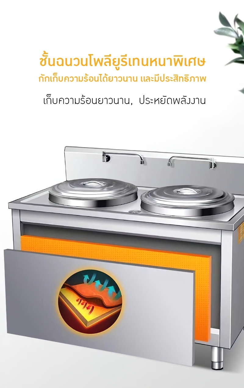 หม้อต้มอาหารแบบ เตาไฟฟ้า/แก๊ส GGO-01