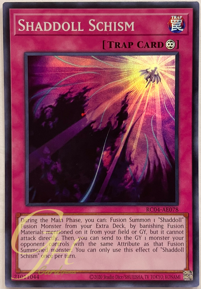 Yugioh [RC04-AE078] Shaddoll Schism (Super Rare)