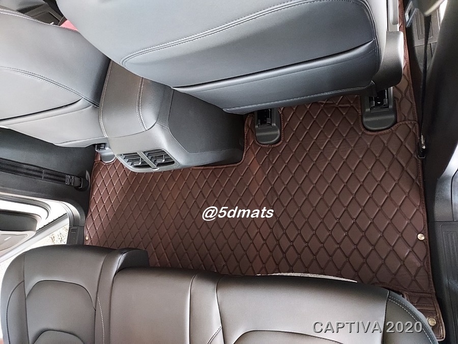 พรมปูพื้นรถยนต์ CHEVROLET CAPTIVA 2020 พรม5D VIP ลายสามมิติ เต็มคัน 9ชิ้น รวมแผ่นท้าย +ปิดเบาะ