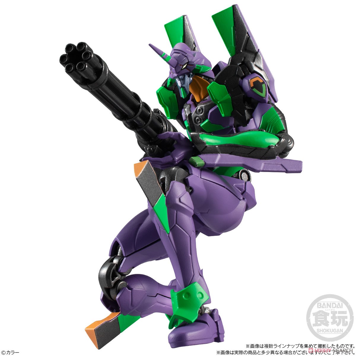 Eva-Frame: Rebuild of Evangelion 01 (Set of 8) (Shokugan)