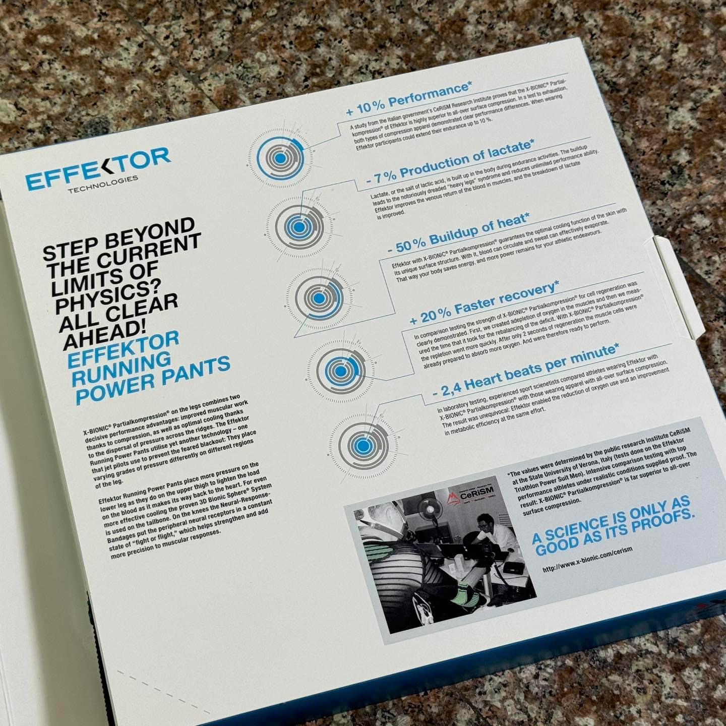 กางเกงวิ่ง X-Bionic Effektor Running Pants (S)