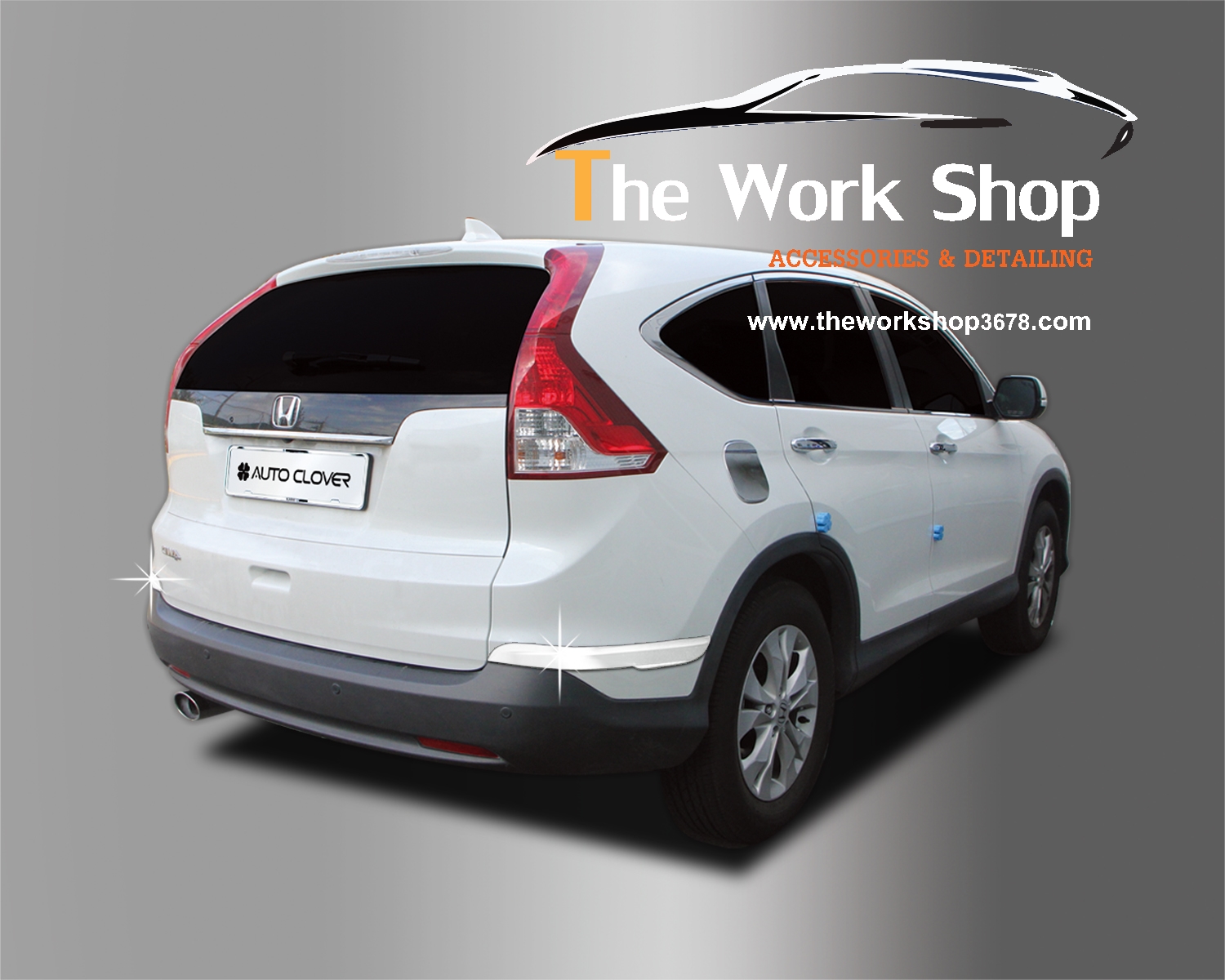 Chrome Bumper Molding for CR-V ( โครเมี่ยมแต่งกันชนหน้า-หลัง )