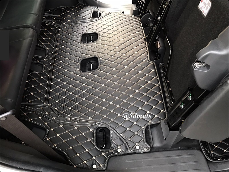 พรมปูพื้นรถยนต์6D MITSUBISHI XPANDER พรม6D QX สวยงาม เข้ารูป ปูเต็มคัน 7ชิ้น