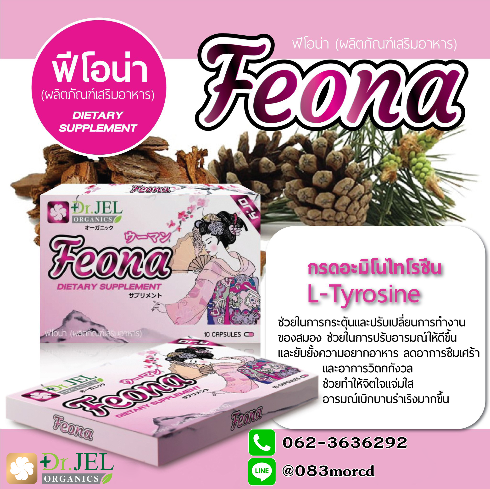 ส่วนประกอบสำคัญ ฟีโอน่า Feona
