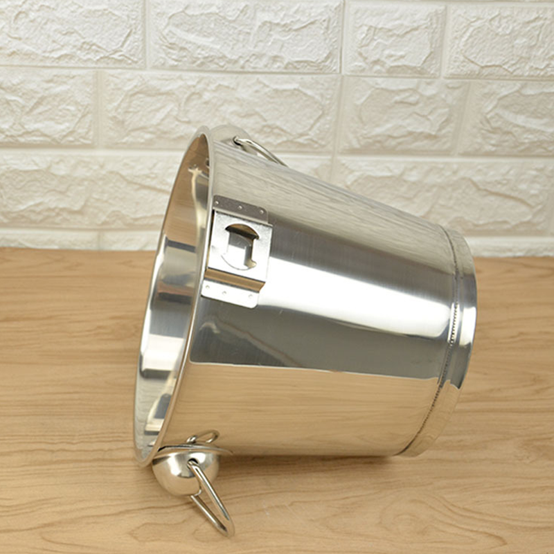 ถังน้ำแข็งสแตนเลสแบบหนา! เหมาะสำหรับร้านอาหาร บาร์ KTV หรือใช้ในบ้าน