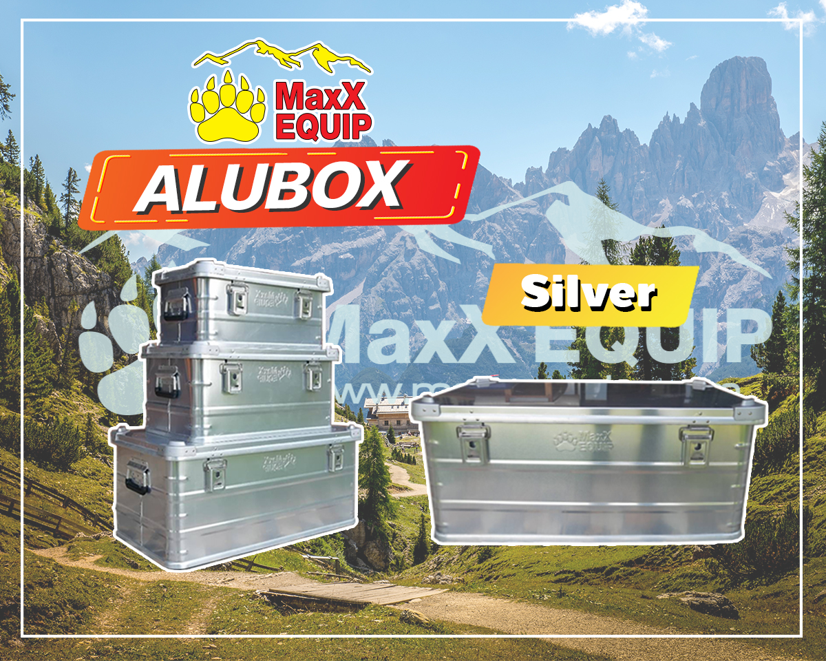 กล่อง alubox sliver Size S (สีเงิน) BY MaxX EQUIP