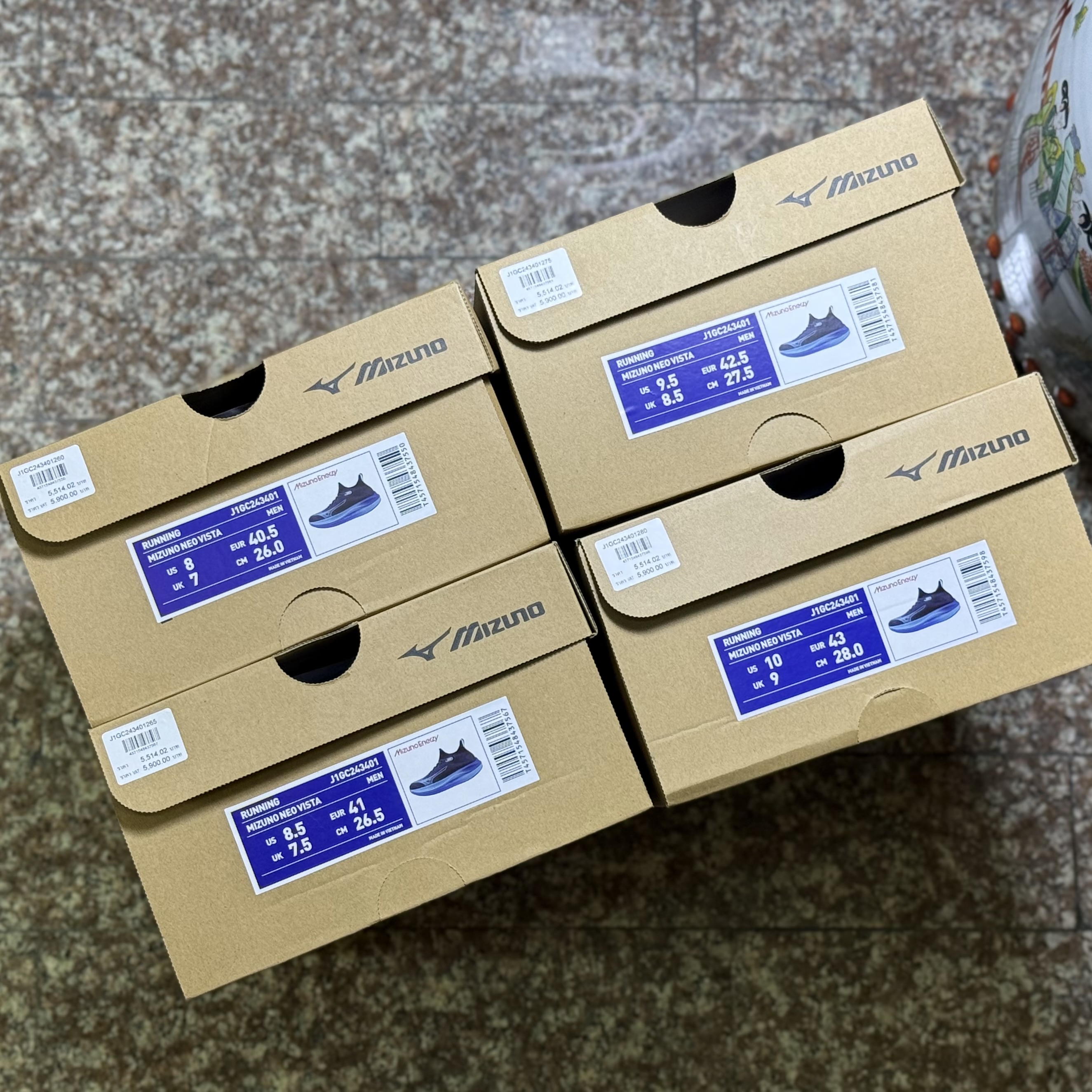 รองเท้าวิ่ง Mizuno Neo Vista ‘Estate Blue’ (M10US)