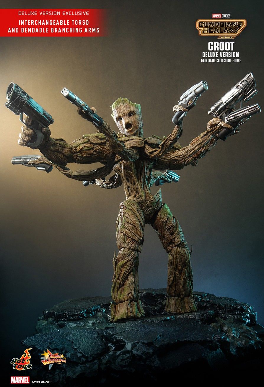 HOT TOYS MMS707 Guardians of the Galaxy Vol. 3 - Groot (Deluxe Version)