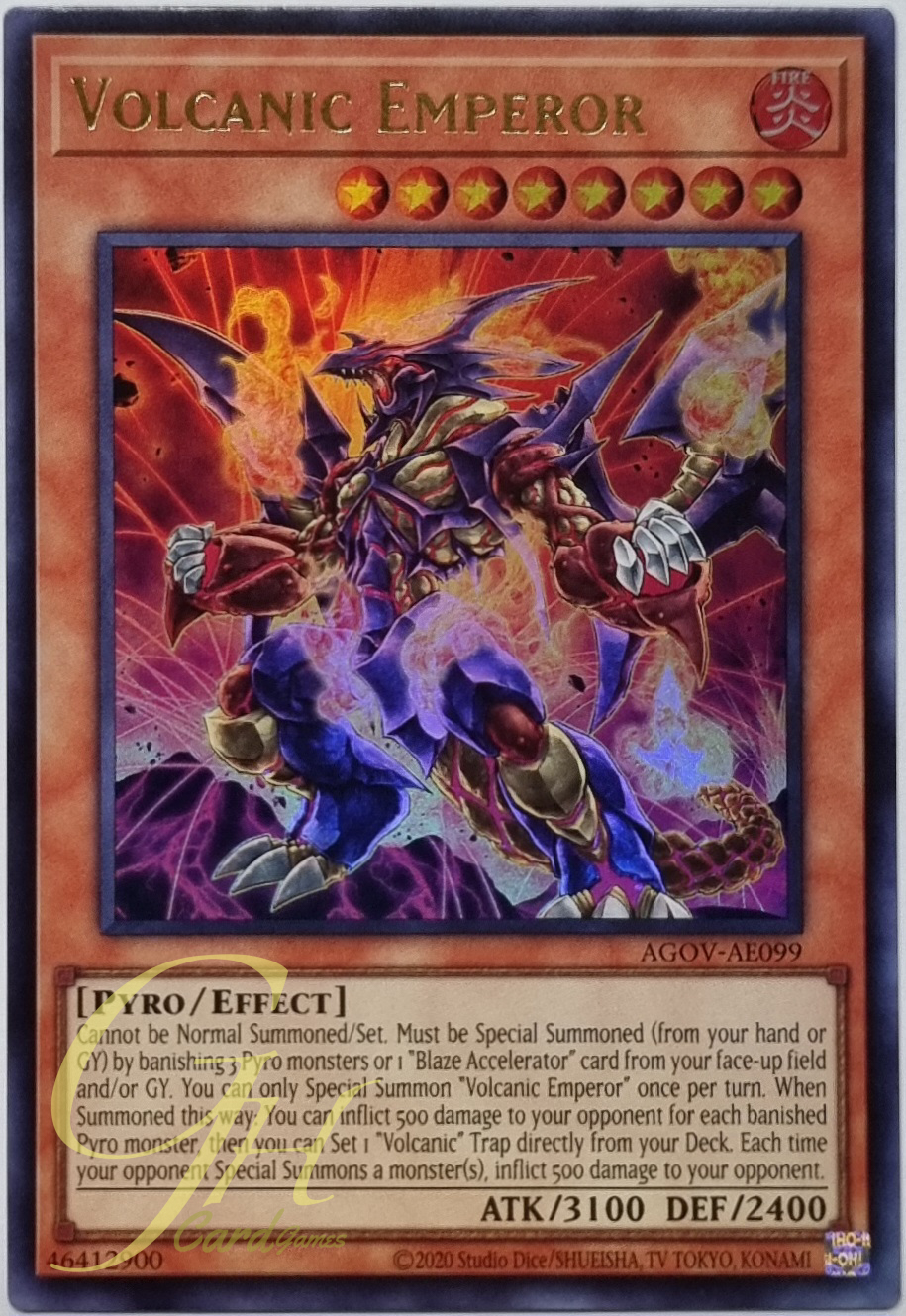 Yugioh [AGOV-AE099] Volcanic Emperor (Ultra Rare)