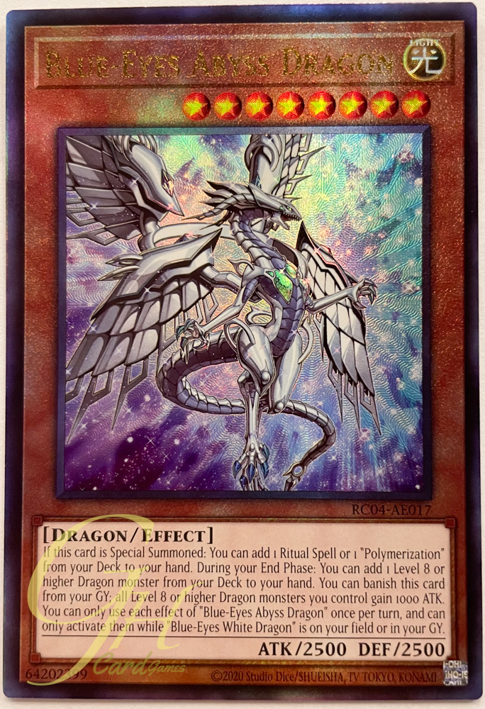 Yugioh [RC04-AE017] Blue-Eyes Abyss Dragon (Ultimate Rare)
