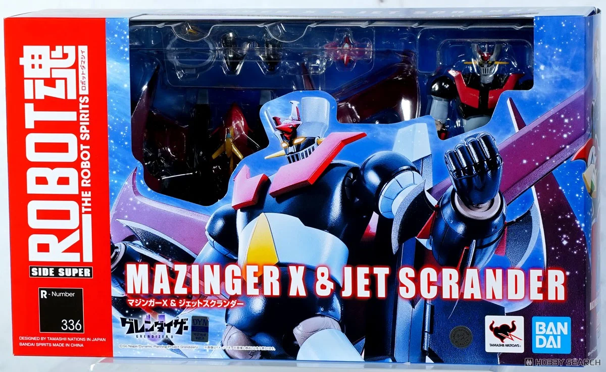 THE ROBOT SPIRITS <SIDE SUPER> MAZINGER X & JET SCRANDER X