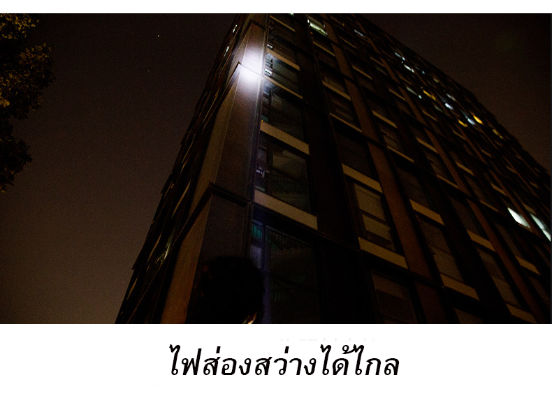 ไฟหน้าจักรยาน แบบไฟฉายปรับ Zoom ได้ ครบชุด สว่างมาก ชาร์ตไฟได้ รุ่น HOUND