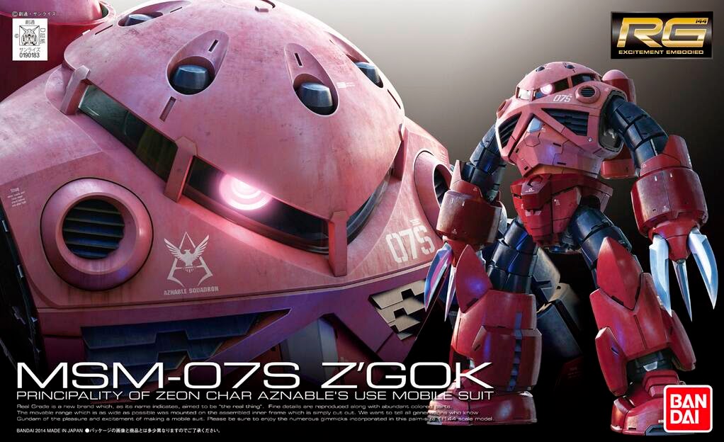 MSM-07S Char`s Z`Gok (RG) (Gundam Model Kits)