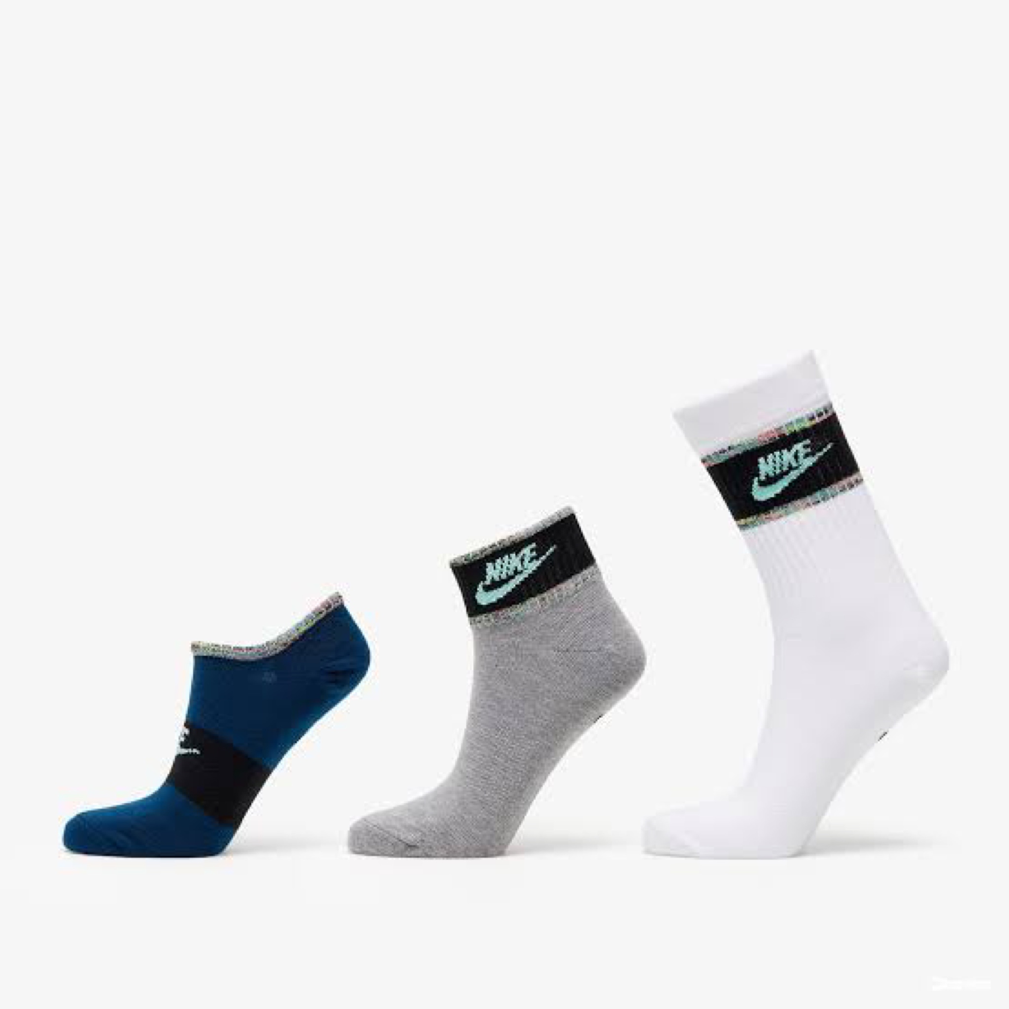 ถุงเท้า Nike EveryDay Essential Mix Socks #แพค3คู่ (L)
