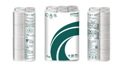 กระดาษชำระเยื่อบริสุทธิ์ม้วนเล็ก CASPRO Supreme