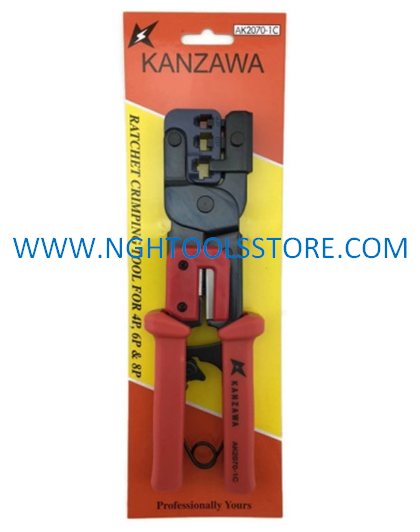 คีมย้ำสายไฟ No.AK-20701C ยี่ห้อ KANZAWA (สินค้าสอบถาม)