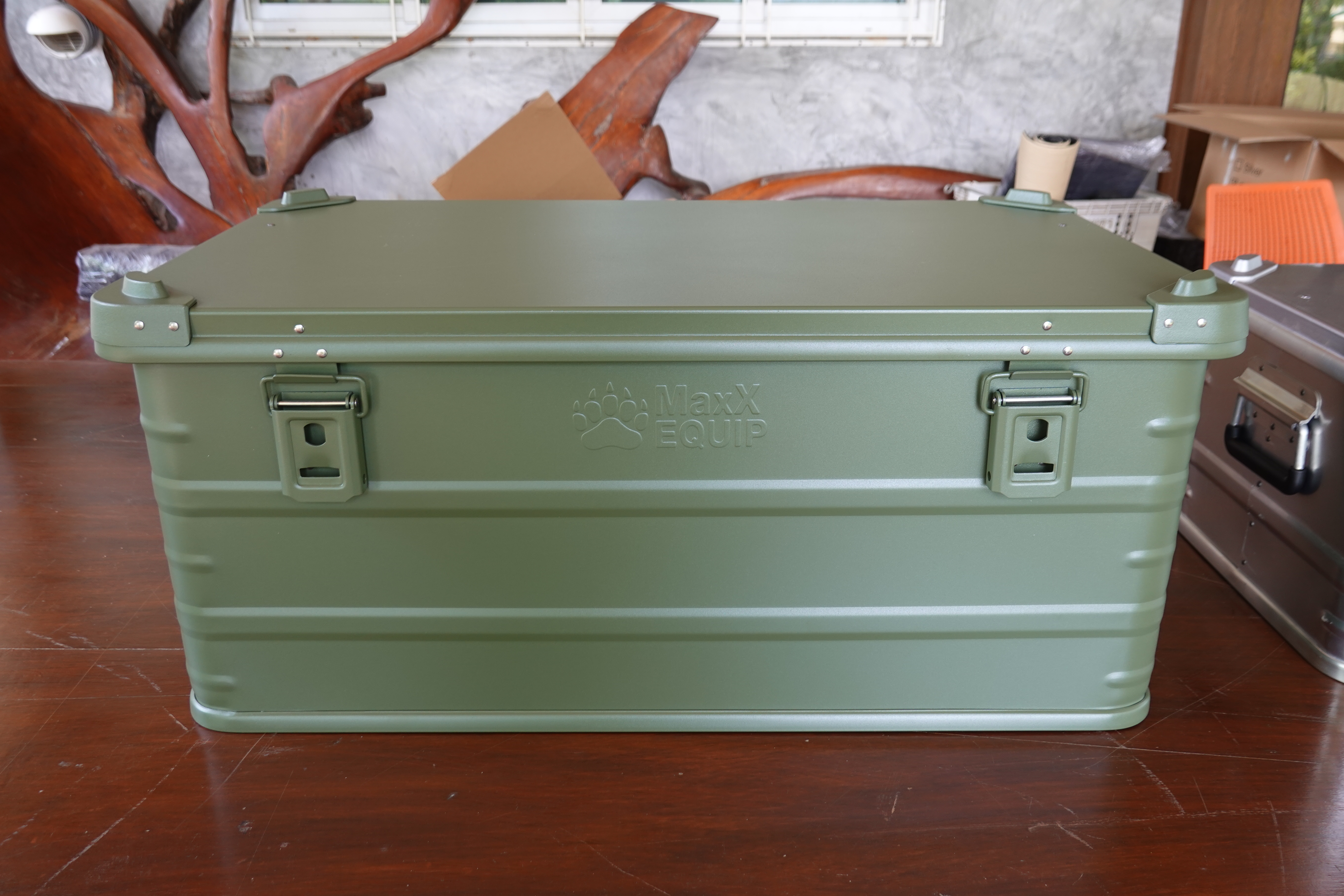 กล่อง alubox green Size L BY MaxX EQUIP