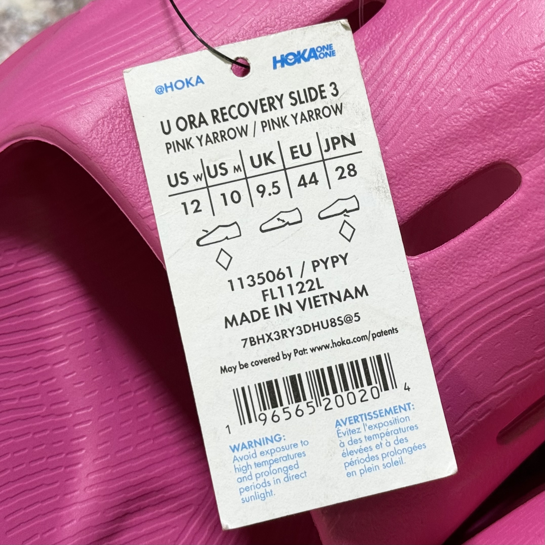 รองเท้า HOKA Ora Recovery Slide 3 ‘Pink Yarrow’ (M8/9/10US)
