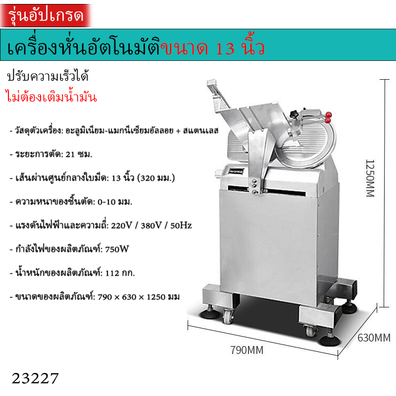 เครื่องหั่นเนื้ออัตโนมัติ/กึ่งอัตโนมัติ รุ่นยอดนิยม