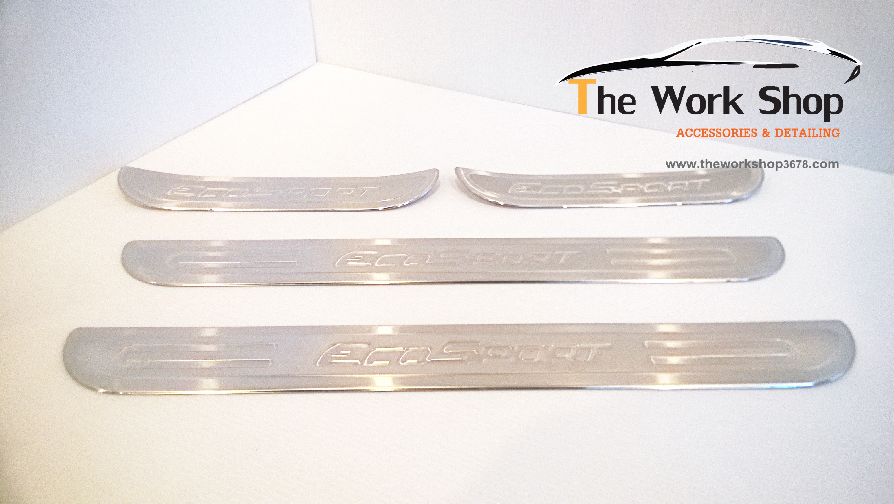 Dual Door Sill for Ecosport - กาบบันได โลโก้ "Ecosport"