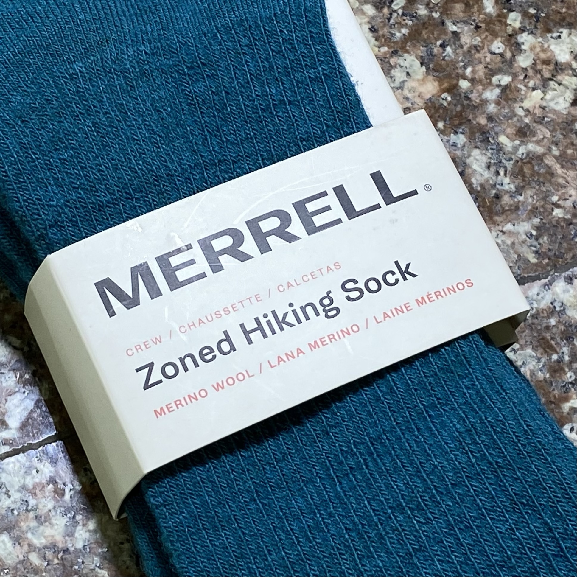 ถุงเท้าวิ่ง Merrell Zoned Hiking Crew Socks (M)