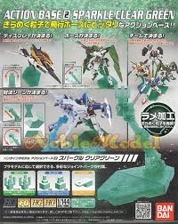 ACTION BASE2 CLEAR SPARKLE GREEN