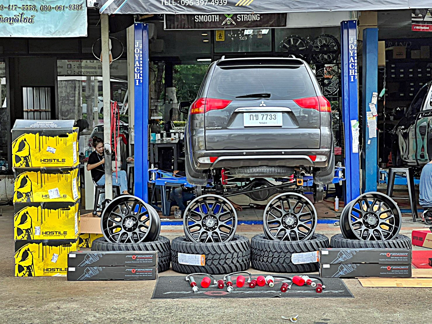 PAJERO_จองคิวจากระนอง ทำทรงเมกาที่ STEP9