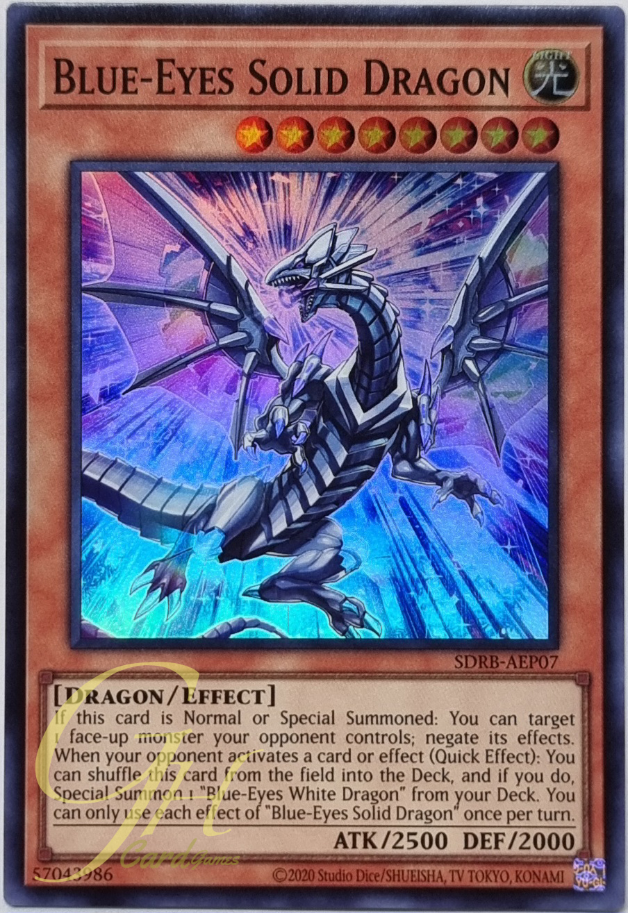 Yugioh [SDRB-AEP07] Blue-Eyes Solid Dragon (Super Rare)