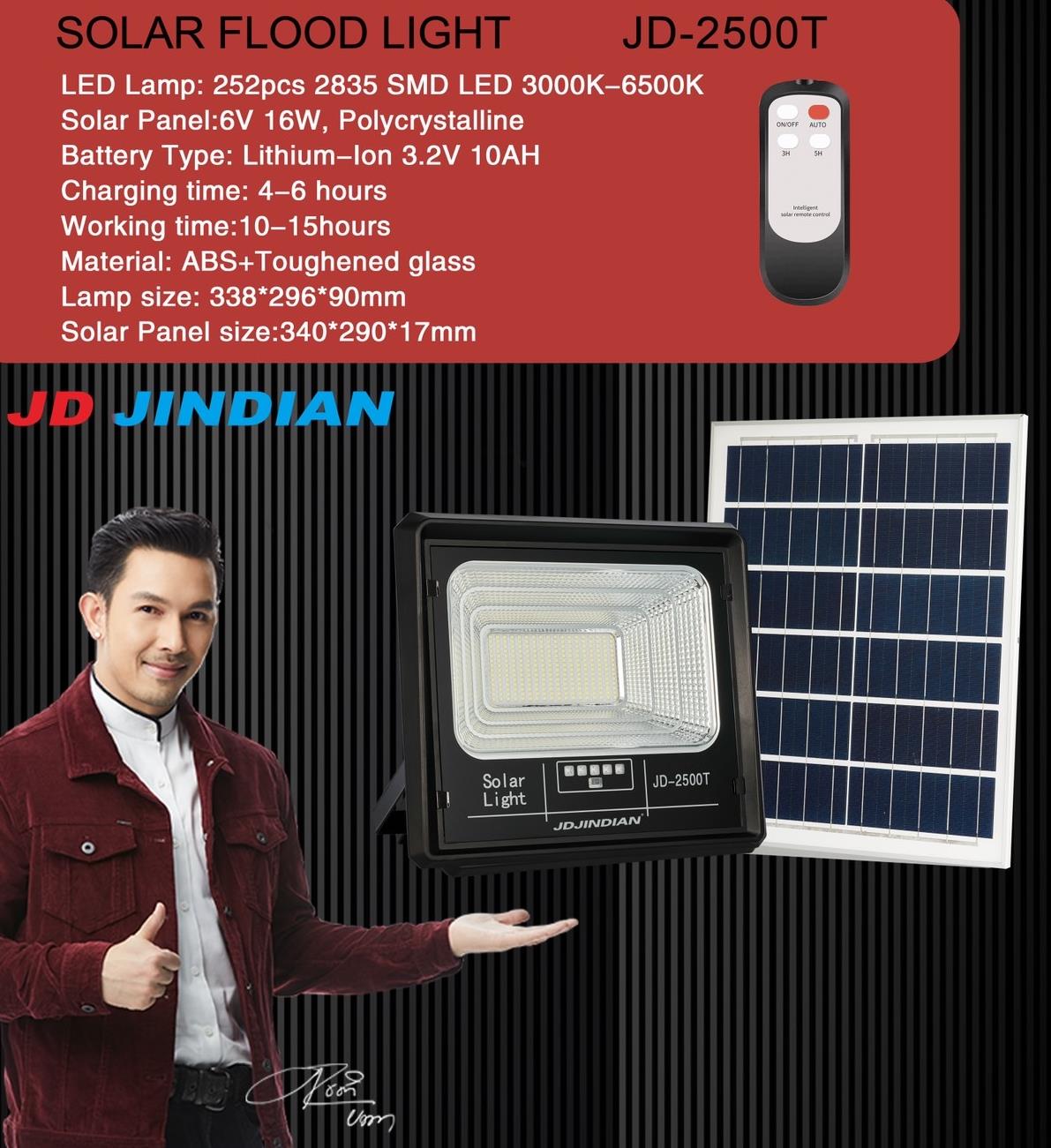 SOLAR FLOOD LIGHT JD-2500T